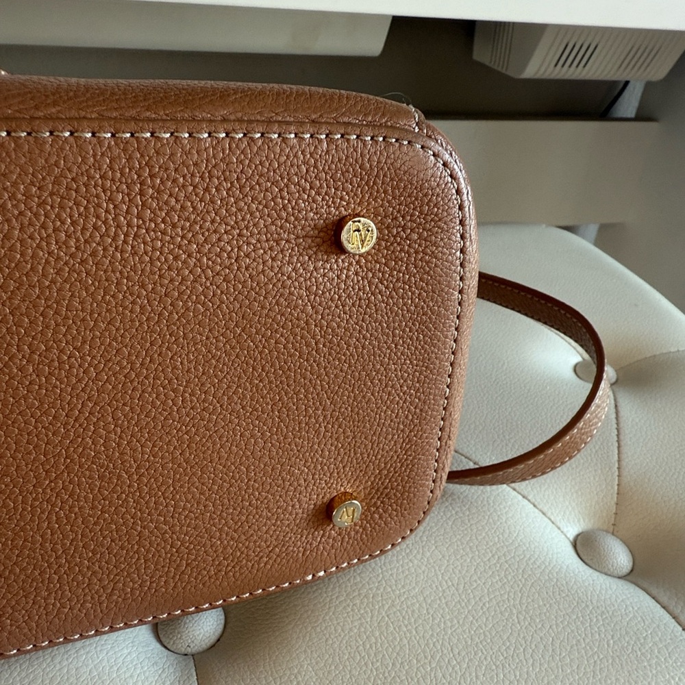 Frances Valentine “June” Tan Leather Hobo Bag - Picture 12 of 13